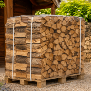 Bois de Chauffage 25 cm - Palette 5 Stères - Bois Sec Prêt à Brûler
