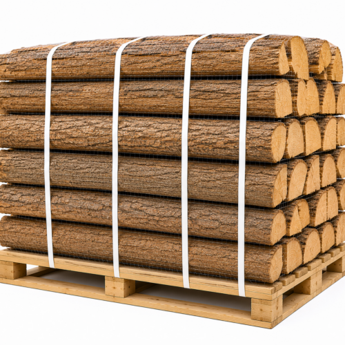 Bois de Chauffage 1 Mètre – Palette 3 Stères – Bois Sec Prêt à Brûler