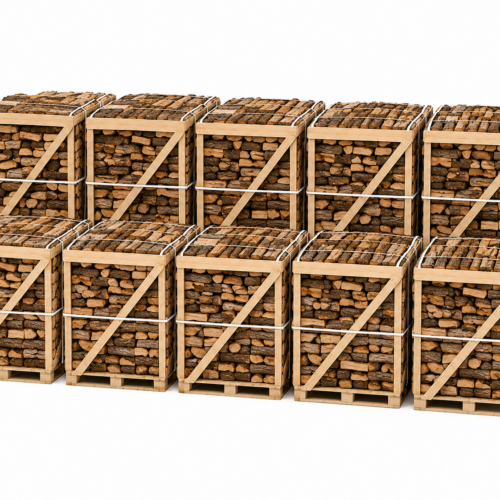 Bois de Chauffage 50 cm – 10 Stères sur Palettes – Mélange Hêtre & Chêne
