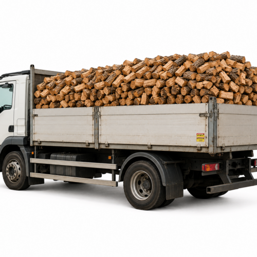 Camion de Bois de Chauffage 30/40 cm -30 stères Mélange Hêtre & Chêne – Bois Sec en Vrac