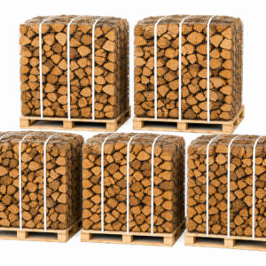 Bois de Chauffage 2 Mètres – Palette 3 Stères – Bois Sec Grande Longueur